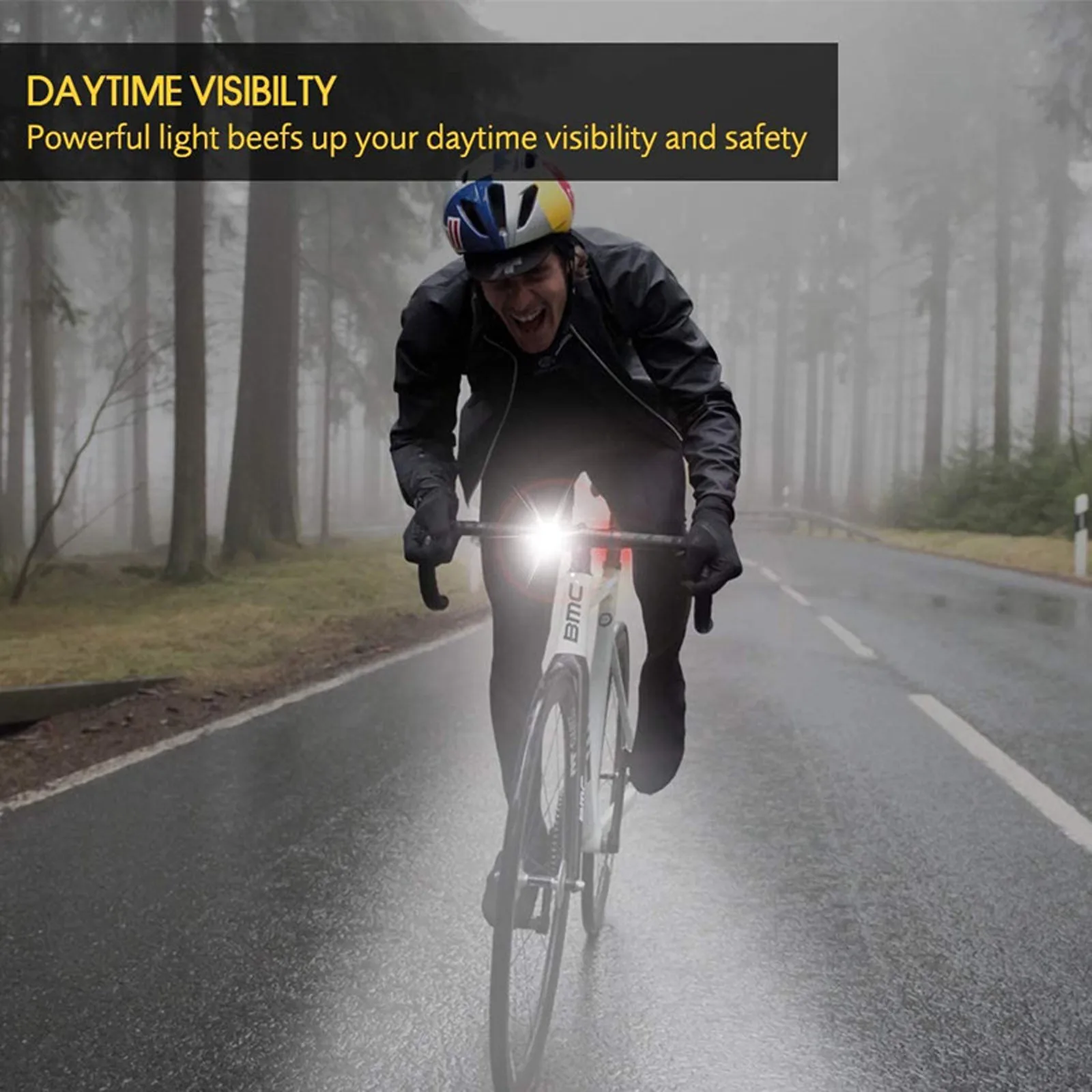 

Usb Rechargeable Xpe Bike Front Rear Lights Led Bicycle Riding Lamp Waterproof Velo Accessories Night Cycling Warning Lights