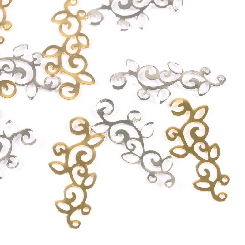 Цвета: золотистый серебристый Изделия из металла Разъемы Цветок филигранные