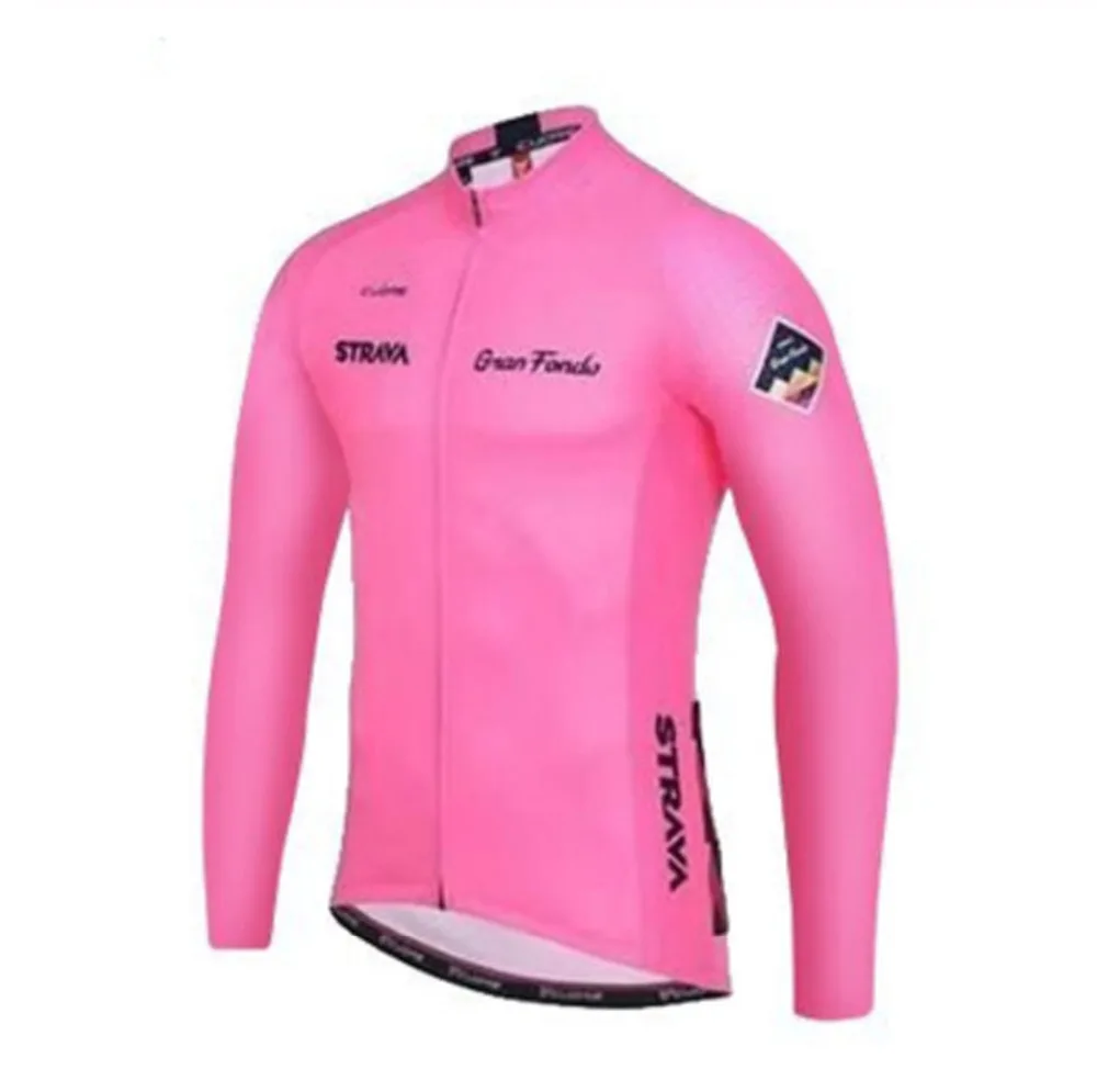STRAVA осень с длинным рукавом Велоспорт Джерси костюм ropa ciclismo велосипедный костюм горный велосипед Джерси форма 20D