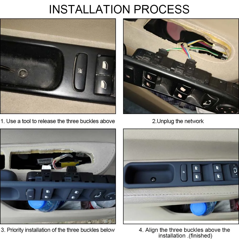 Переключатель Стеклоподъемника для Citroen C3 Peugeot 307 CC SW 00 14 6554KT 6554.KT|Панели и детали