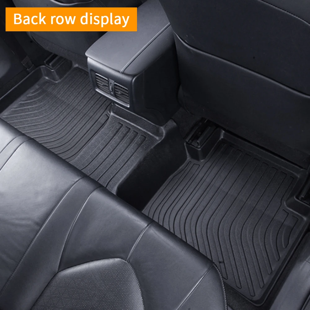 Резиновые напольные коврики для BYD Han-DMI 2022-2024 водонепроницаемые