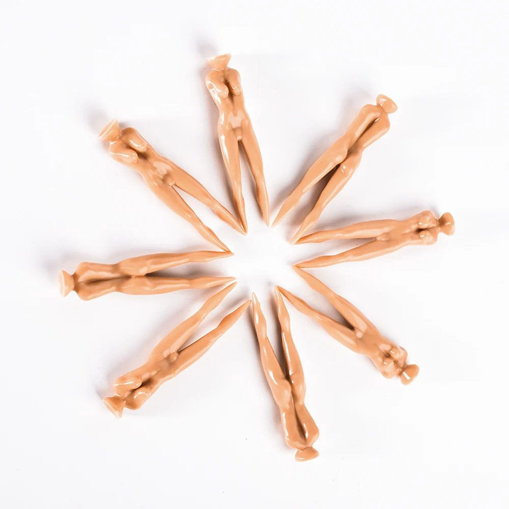 10 шт. новинка футболка для гольфа пластиковая Сексуальная голая красавица шипы