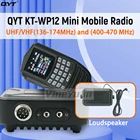 QYT KT-WP12 Mini Mobile Radio 25W 200 каналы VHF UHF двухдиапазонный автомобильный любительский радиоприемник с 3,5 мм разъемом внешний громкоговоритель