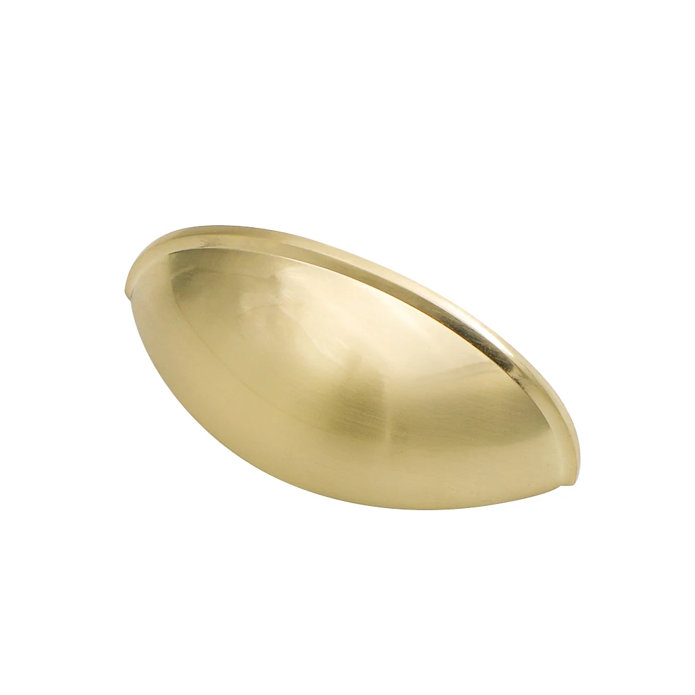 

Goldenwarm Light Brushed Gold Cup Drawer Pulls Cup Cabinet Pulls Kitchen Furniture Hardware Light Gold Bin Cup Pulls Cupboard