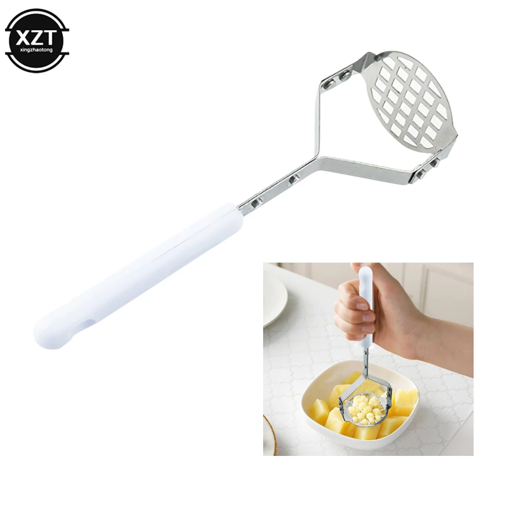 

Pressed Potato Masher Ricer Puree Juice Maker Potato Pusher Smooth Mashed Potatoes Crusher Fruit Stainless Steel Kitchen Tools