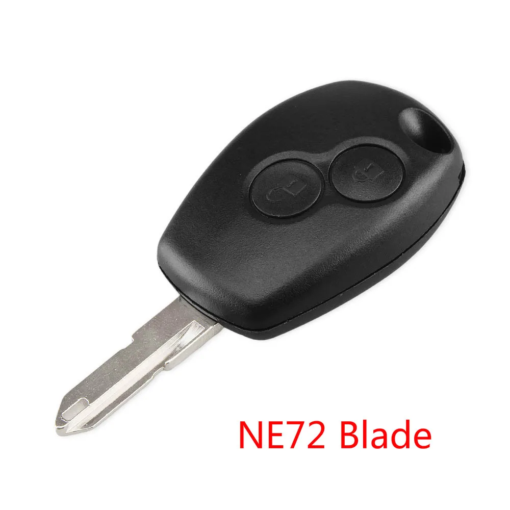NE72 Blade KEYYOU 10X для Renault Duster Меган модус Клио модус Kangoo Logan Sandero для Nissan Almera 2 кнопки корпус автомобильного ключа дистанционного управления Fob - Цвет: NE72 Blade