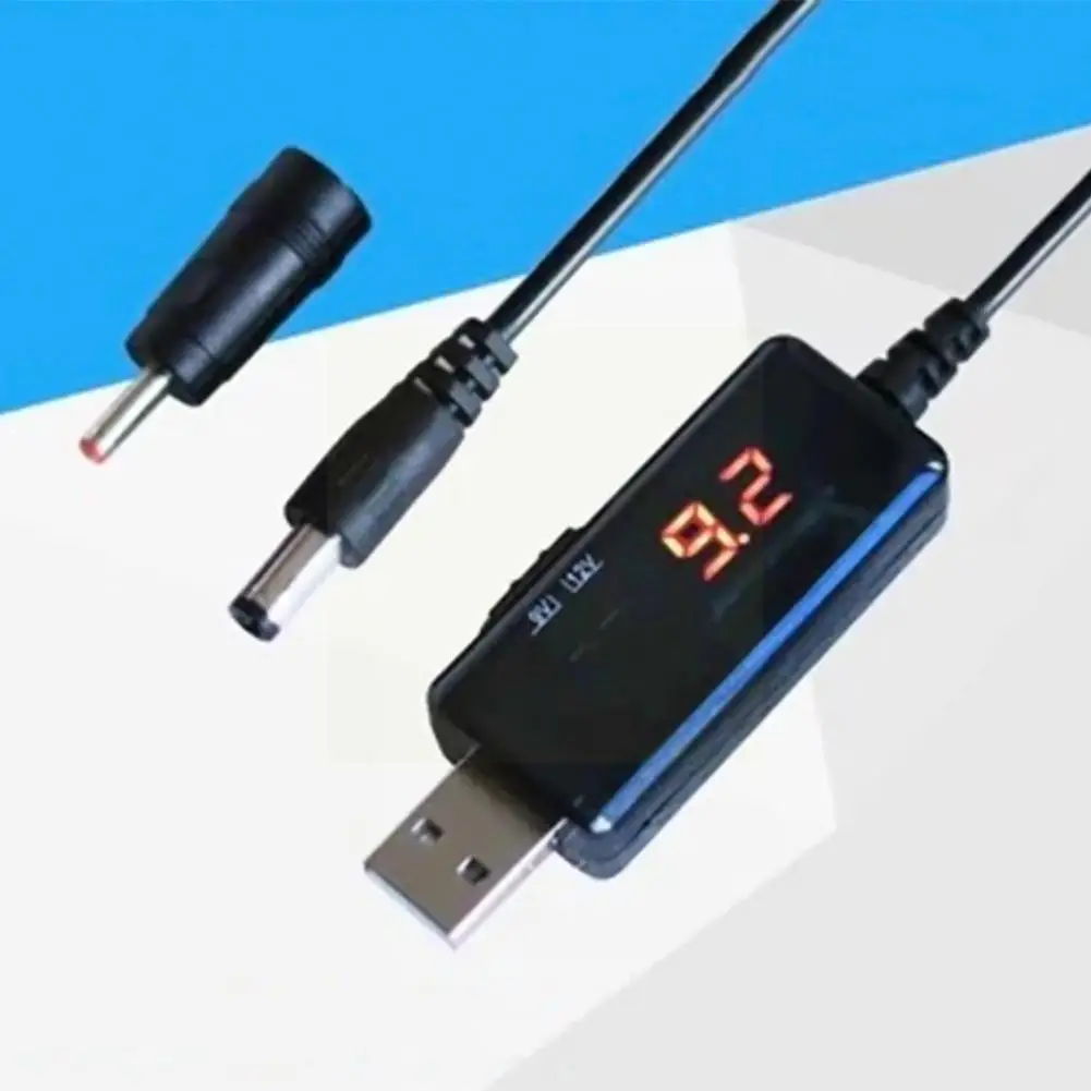 

Usb To Boost Converter Cable 5v To 9v 12v Adjustable Transformer Regulator Led Power Volt Display Voltage W9l4
