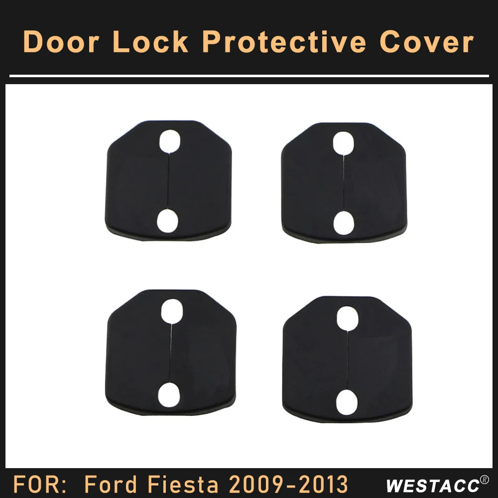4 шт. пряжка для автомобильного дверного замка защитный чехол устойчивая к