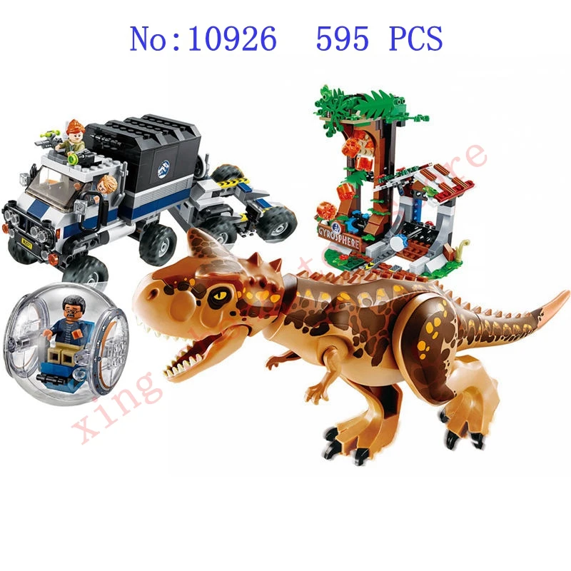 Мир Юрского периода брутальный Раптор строительные блоки динозавр рисунок