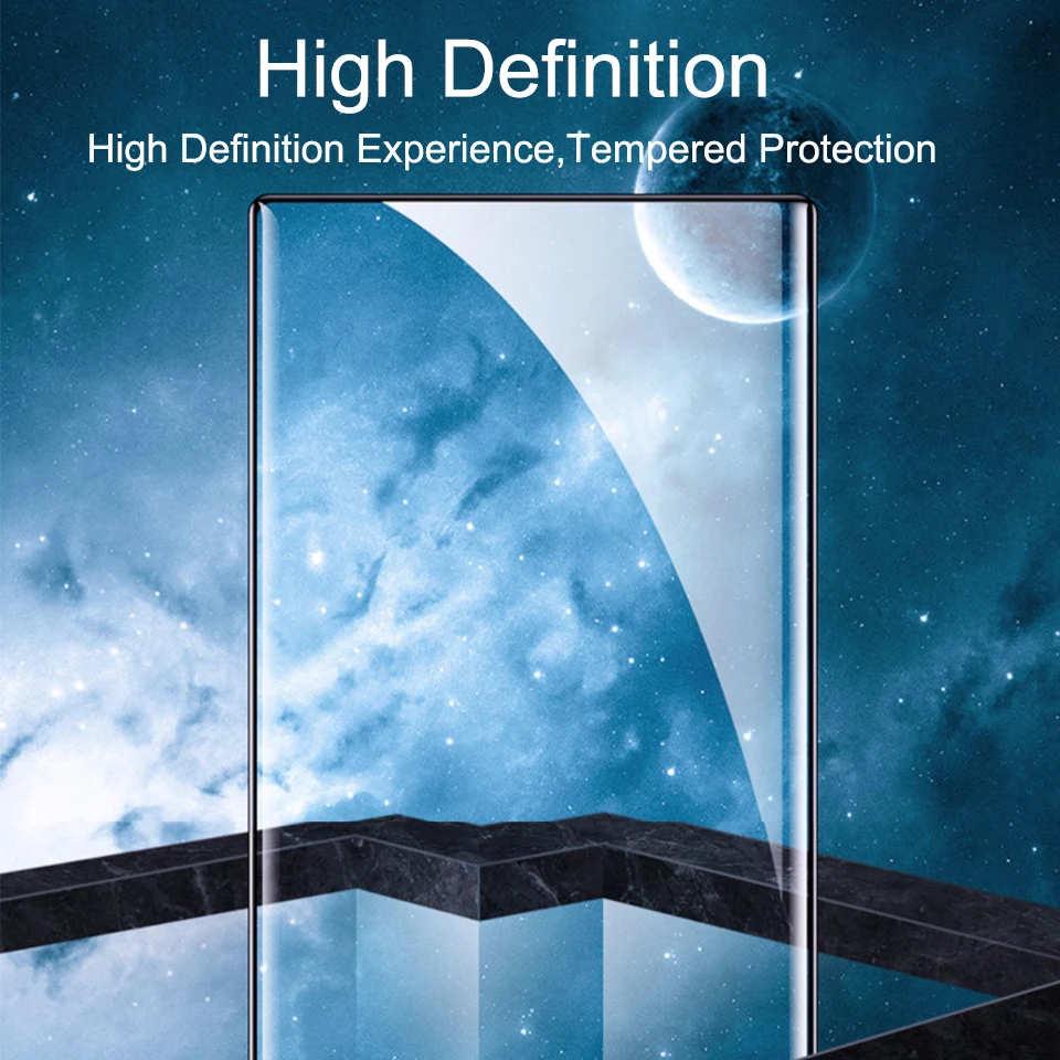 Закаленное стекло 9D для Samsung Galaxy Note 10 + защитная пленка Plus Pro | Мобильные телефоны и