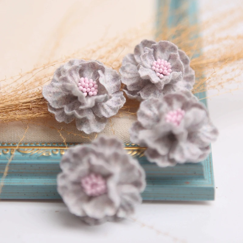 4 шт./лот патчи палочка на цветок искусственные цветы для венка Свадебная шляпа