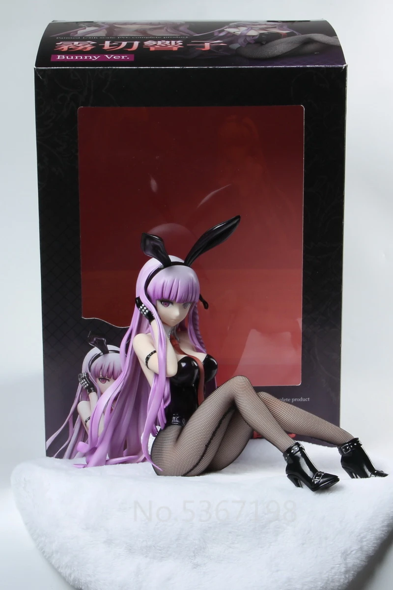25 см японская родная Danganronpa kirigri Kyuko кролик девушка сексуальная девушка мягкая ПВХ фигурка Коллекция Модель Дети, игрушки для взрослых