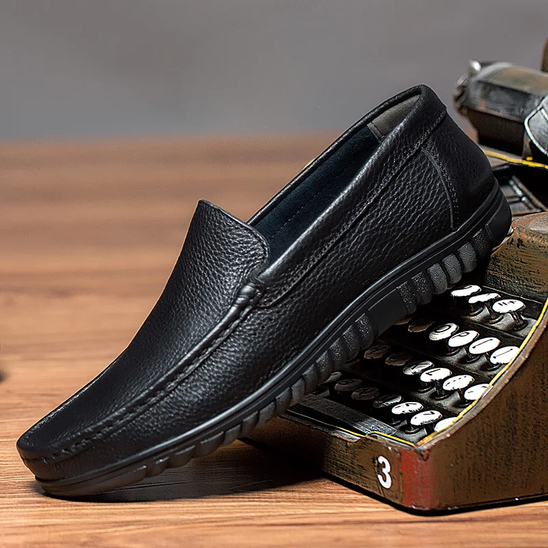 Мужская классическая обувь на плоской подошве из натуральной кожи | Спорт и