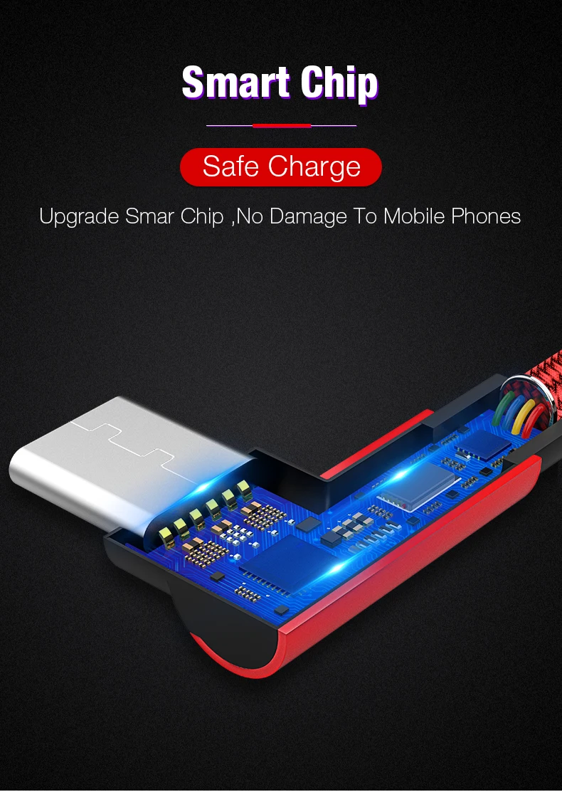 5А usb type C 90 градусов USB C кабель для samsung S10 S8 Xiaomi mi 9 9T красный mi Note 7 Быстрая зарядка type C кабель для huawei P20 P30