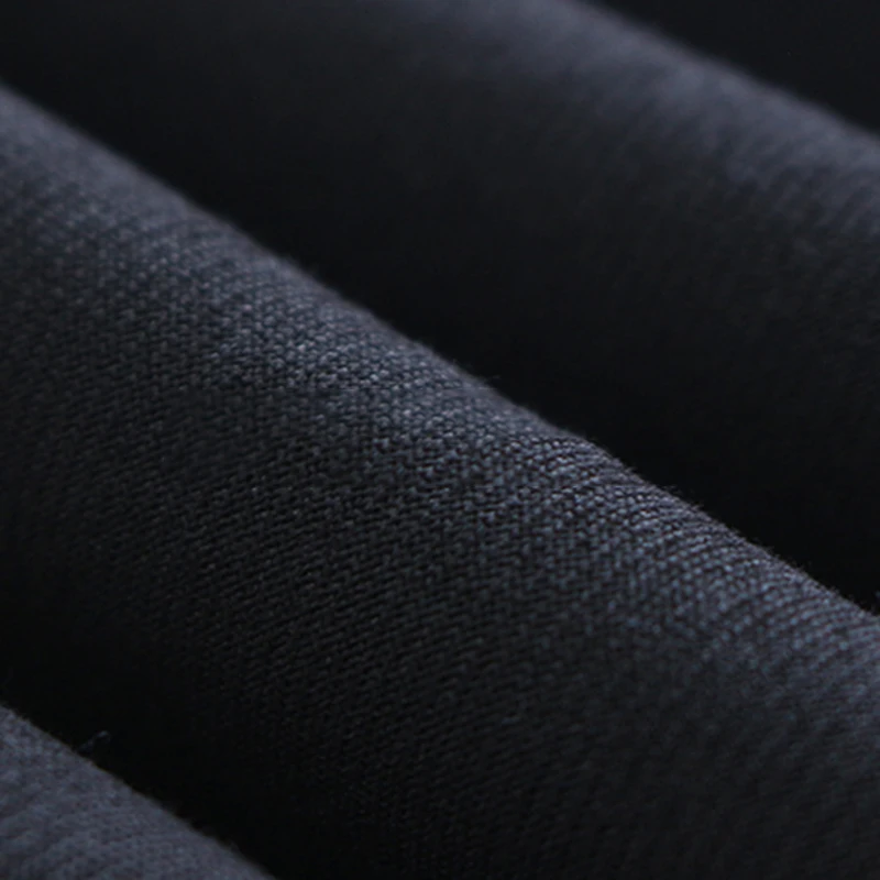 

[EAM] Women Black Slit Big Size Belt Casual Dress New V-Neck Long Sleeve Loose Fit Fashion Tide Spring Autumn 2021 1DD6255