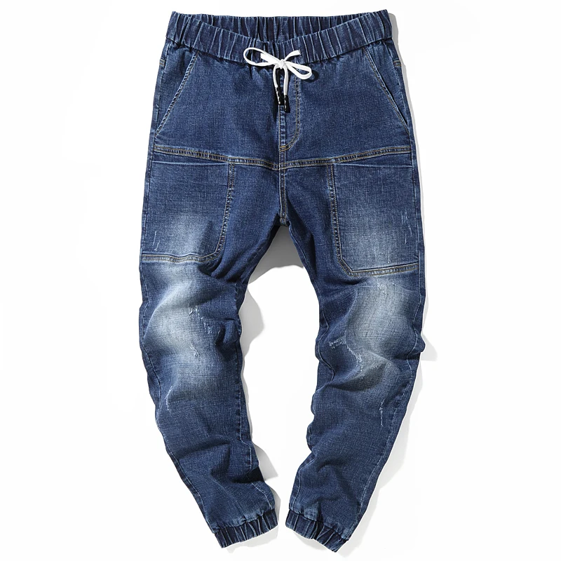 Джинсы мужские классические деловые современные эластичные штаны из денима