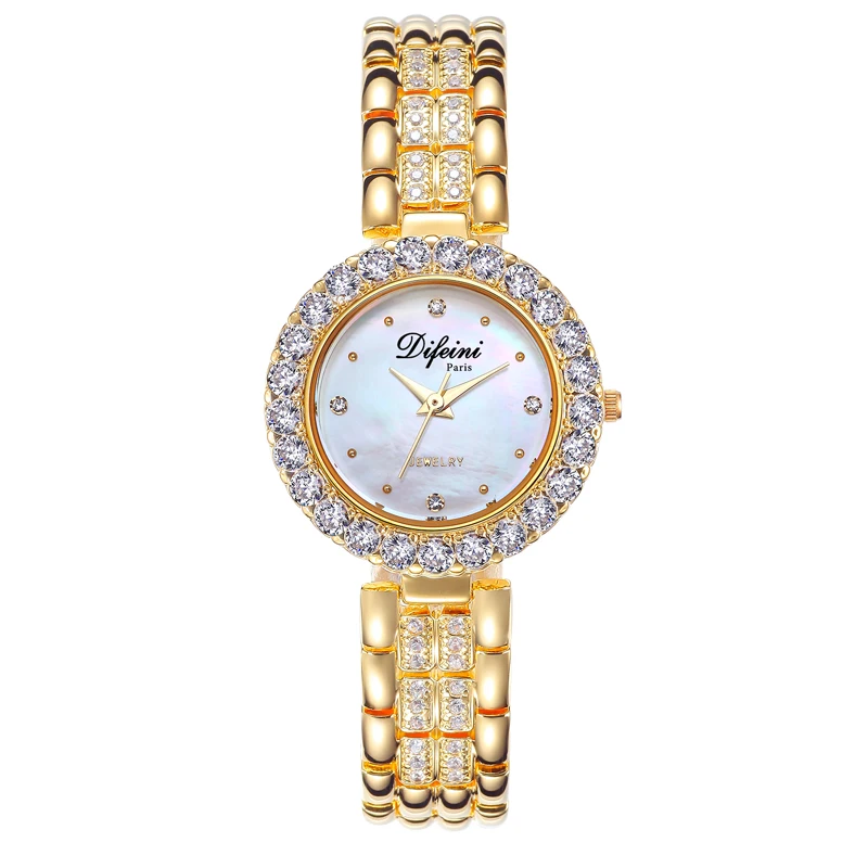 Часы Difini женские кварцевые деловые водонепроницаемые повседневные модные с