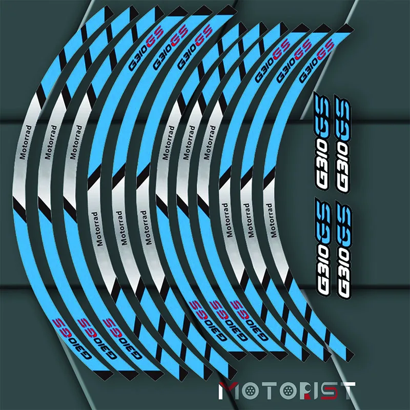 Наклейка на передние и задние колеса мотоцикла наклейка внешний обод