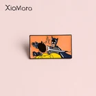 Значки с эмалью в виде мема Брюса Уэйна, темные, маска рыцаря, супергерои, фильмы-комиксы, ювелирные изделия на заказ, подарки для друзей, Броши Булавки на лацкан