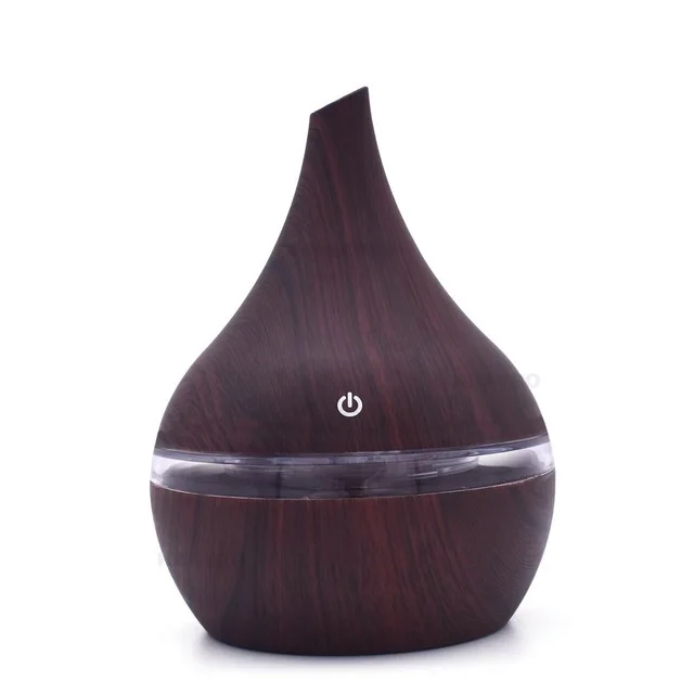 dark wood DEKAXI 300 мл Арома эфирное масло диффузор дерево mistmaker Портативный usb увлажнитель воздуха Арома диффузор туман диффузор воздушный испаритель - Цвет: dark wood