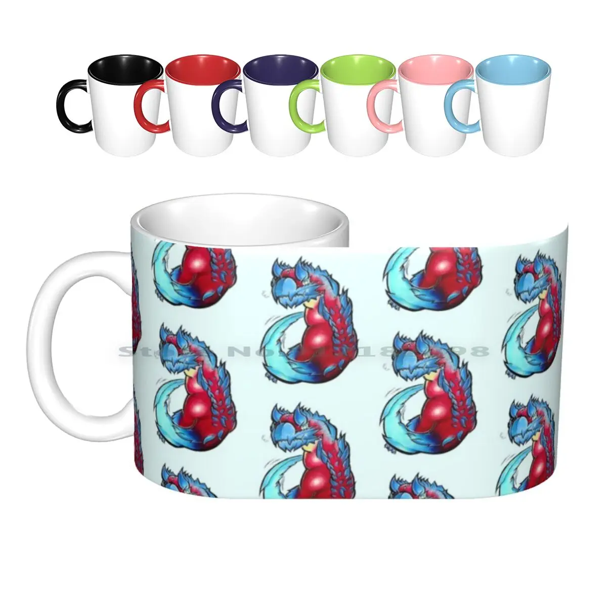 

Керамические кружки Chibi Glavenus, кофейные чашки, Кружка для молока и чая, кружка Monster Hunter Mh Mhw Monster Hunter World Monster Hunter поколения