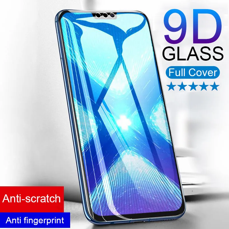 9D полное покрытие из закаленного стекла для Huawei Honor 8 9 10 Lite V9 V10 V20 Защитная пленка для экрана Honor 8X 9i 10