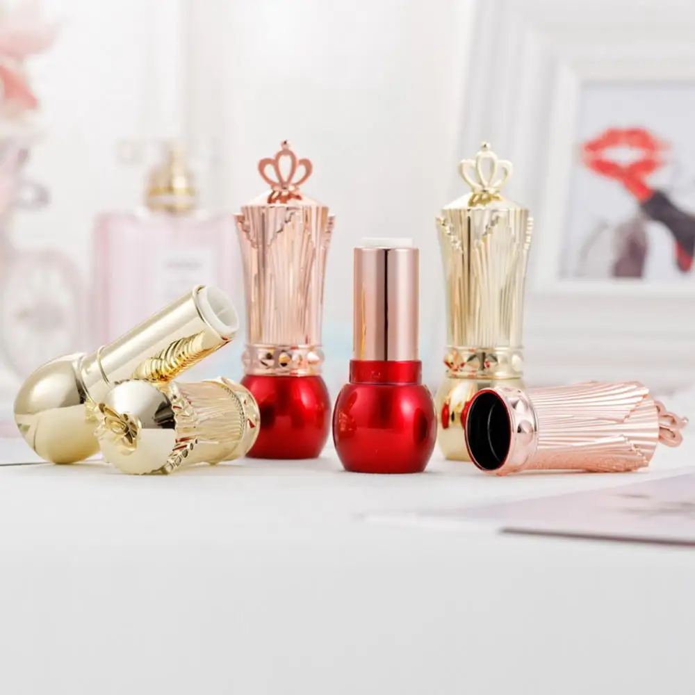 5 шт./лот пустые тюбики для помады сделай сам колпачок в форме короны