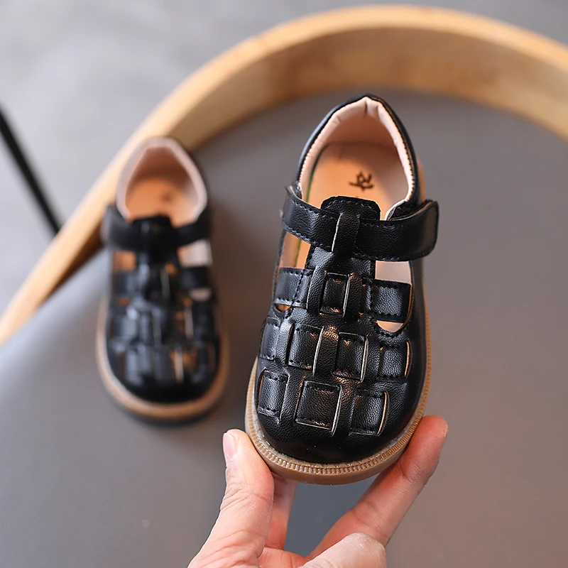 

Girls' sandals 2021 summer new children's shoes children's soft sole Baotou sandals little girls fashion princess shoes