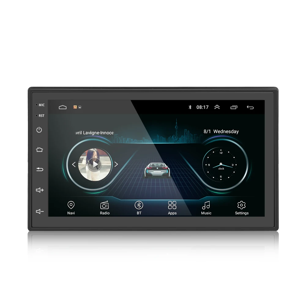 Автомобильный мультимедийный плеер Andriod GPS навигация 2DIN HD Авторадио WiFi USB FM 2 Din 7