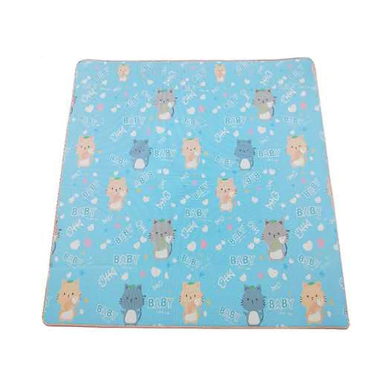 Двусторонний детский коврик для ползания Мультяшные животные 5 мм