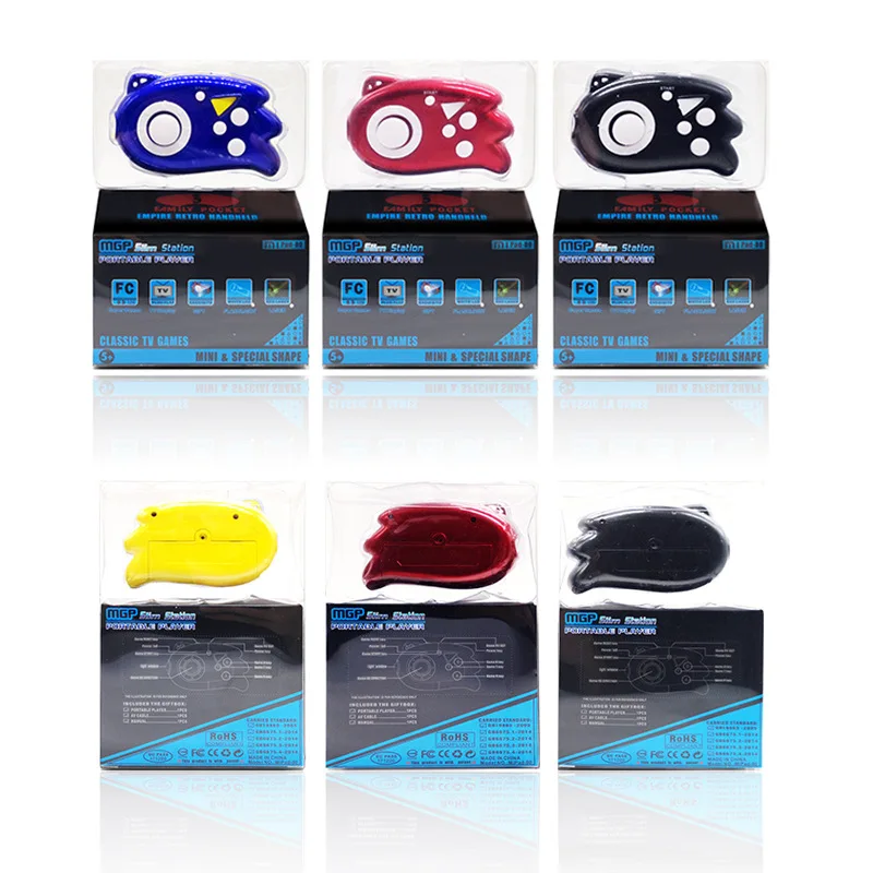 Портативный 8 битный игровой контроллер в стиле ретро джойстик со встроенными 89