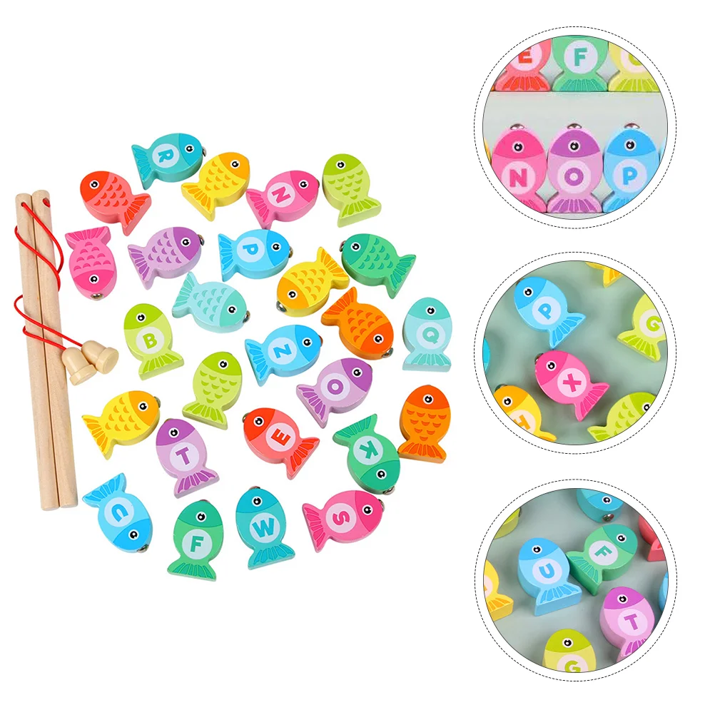 

1 Set Funny Fishing Game Cartoon Magnetic Fishing Early Education
