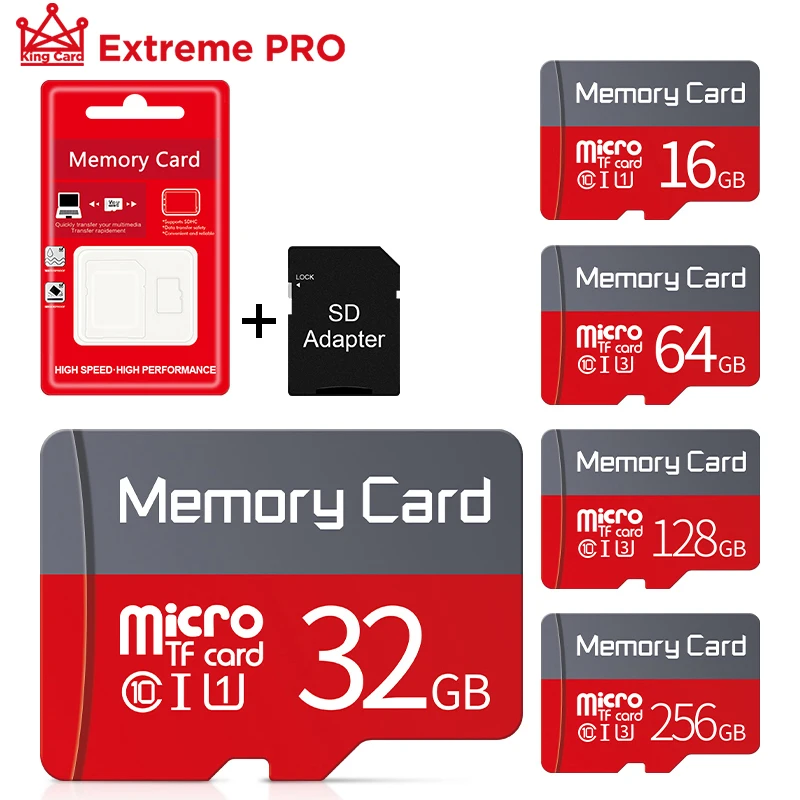 Карта памяти Micro SD 4 ГБ 8 16 32 64 128 256 флеш-накопитель Microsd TF-карта для Xiaomi/Huawei/Samsung