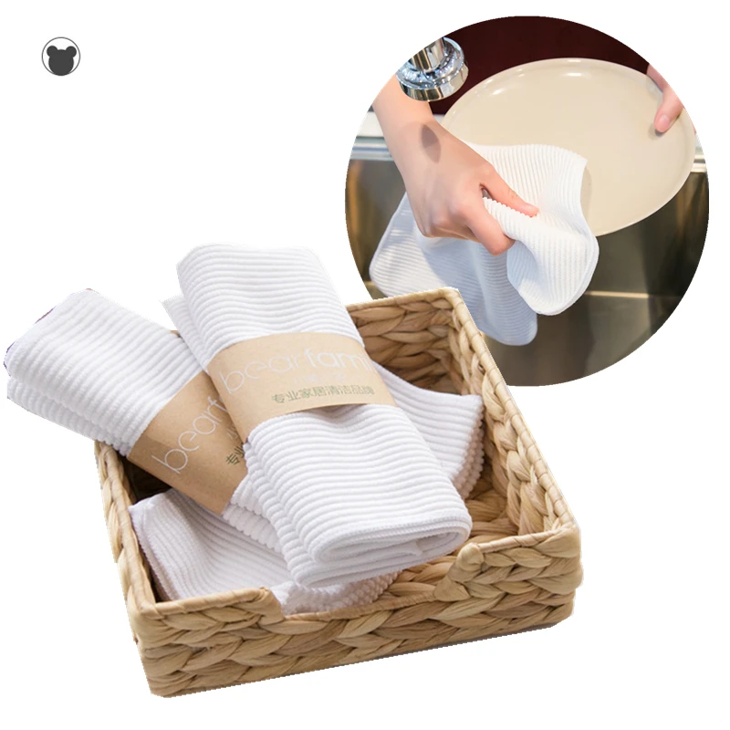 Антимикробная Защитная салфетка для посуды безопасная отбеливающая цветная