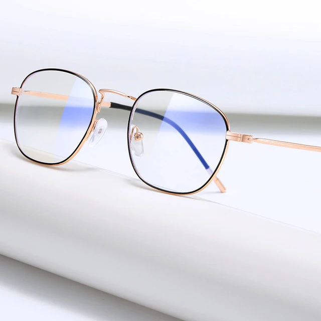 

Очки с защитой от излучения для женщин, очки с синими лучами, мужские Сменные линзы в металлической оправе, высококачественные очки из сплав...