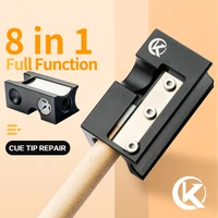 konllen billiard pool cue tip repair tool 8 in 1multifunctional tip cue tip replacement for 9 5 13 2mm tip billiard accessories