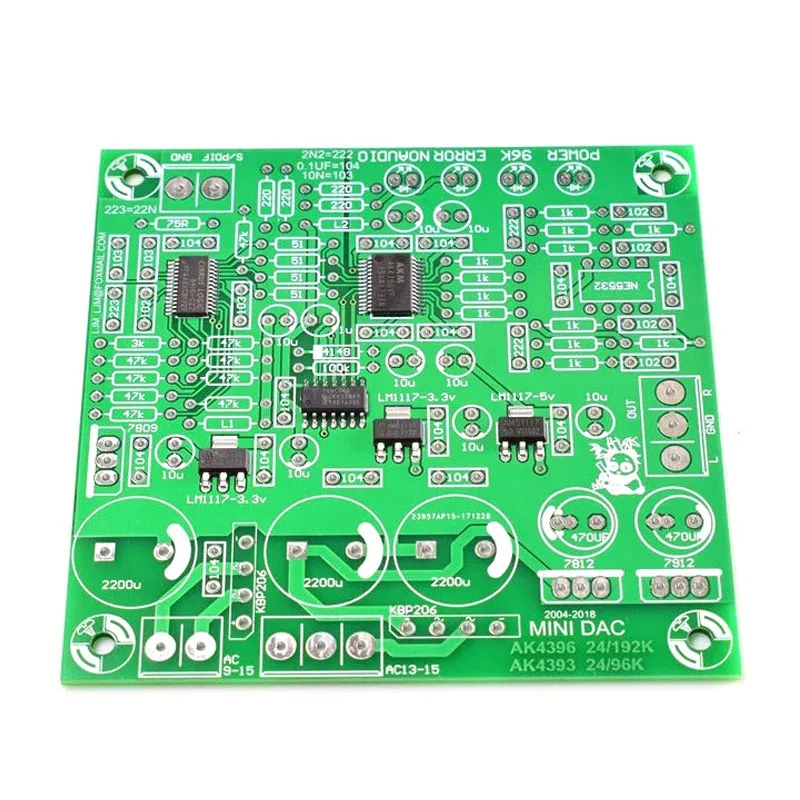 Комплект усилителей CS8416 + AK4396 NE5532 2496 DAC 24 бит 192K | Электроника
