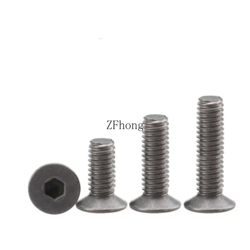 10 шт. DIN7991 m2 * 4/5/6/8/10/12 TA2 титановый плоский шестигранный винт с потайной головкой |