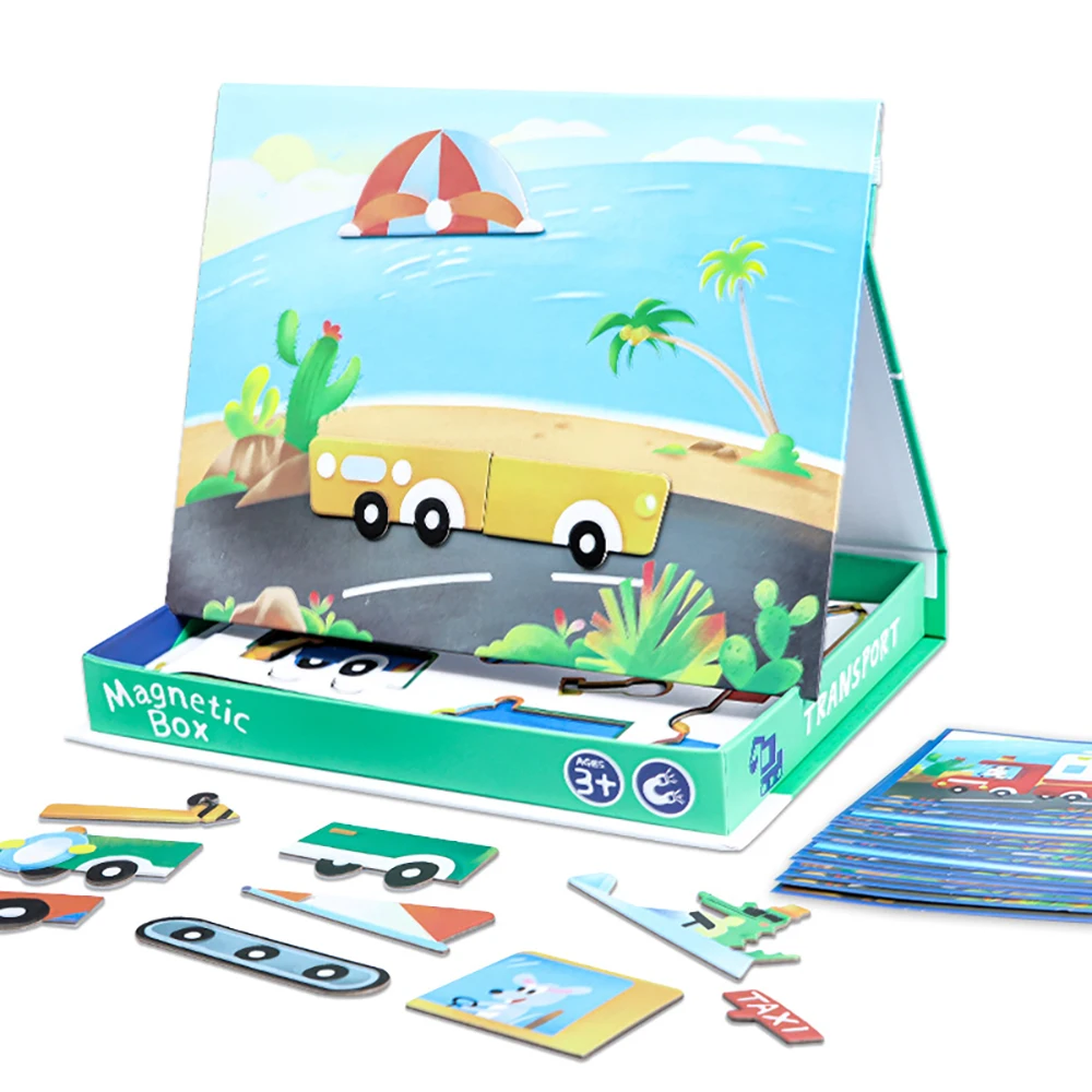 Деревянные 3d Пазлы Landzo игрушки Монтессори обучающая Головоломка сделай сам