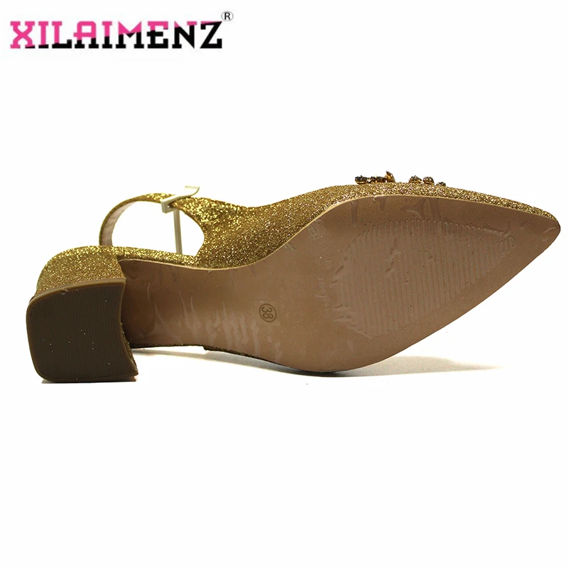 Ins/модные новые поступления Лидер продаж Итальянские женские туфли в комплекте с