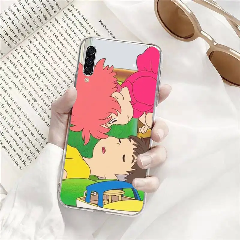 

Hayao Miyazaki ponyo Phone Case Transparent for Samsung s9 s10 s20 Huawei honor P20 P30 P40 xiaomi note mi 8 9 pro lite plus