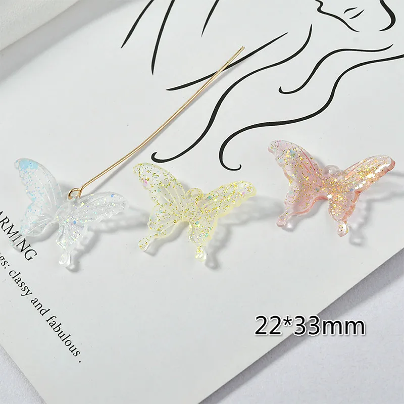 4 шт. декоративные акриловые серьги-гвоздики для волос | Украшения и аксессуары