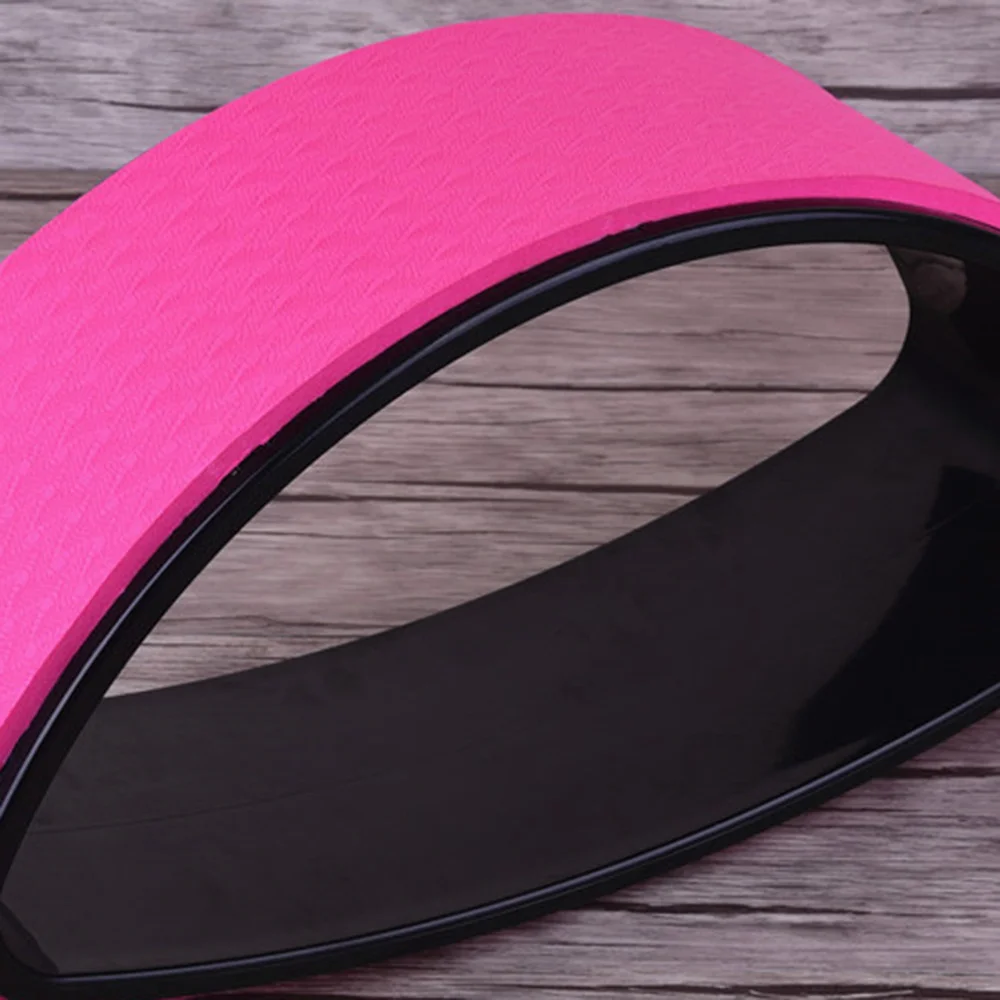 

1PC Open Shoulder Yoga Ring Stretch Open Back Yoga Loop Yoga Half-wheel Back Bender Sturdy Yoga Auxiliary Loop for Woman Lady Us