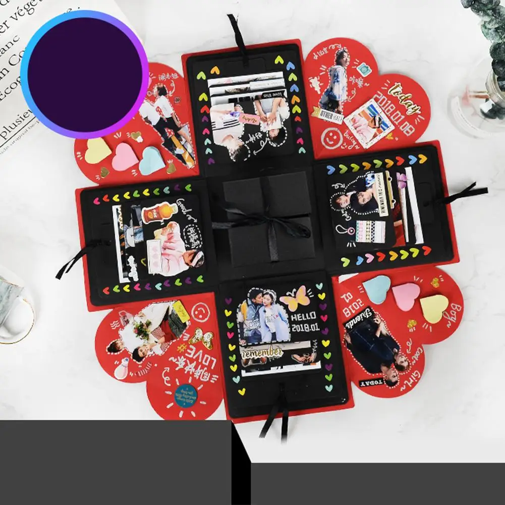 День Святого Валентина творческий подарок на день рождения взрыв коробка