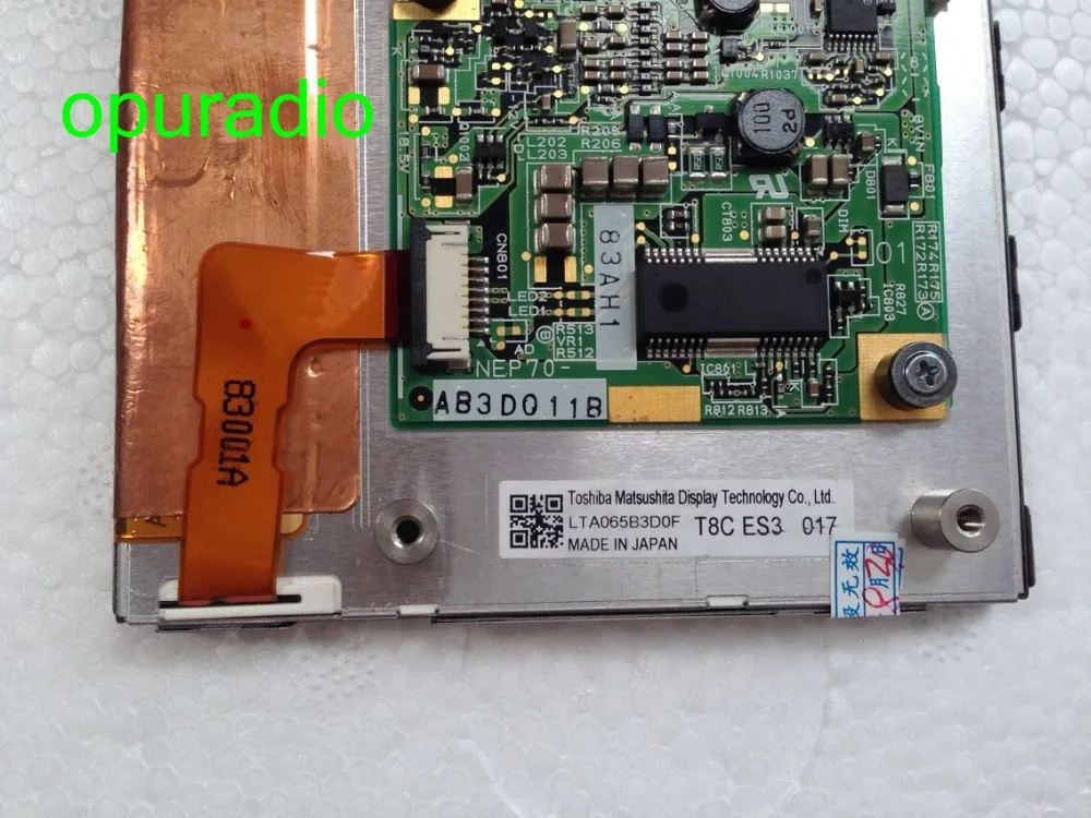 Новый ЖК-дисплей Tosh-iba 6 5 дюйма LTA065B3D0F LT065AB3D600 ЖК-экран для автомобилей Mercedes