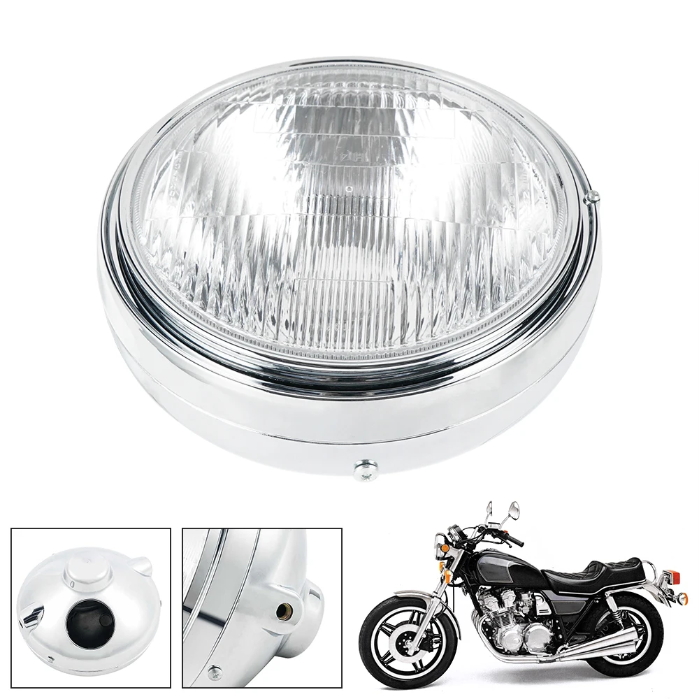 Plastic Chrome Headlight Assembly Head Lamp For Suzuki GSF650 GSF 1200 1250 Bandit SV650 SV1000 GSX1400 |