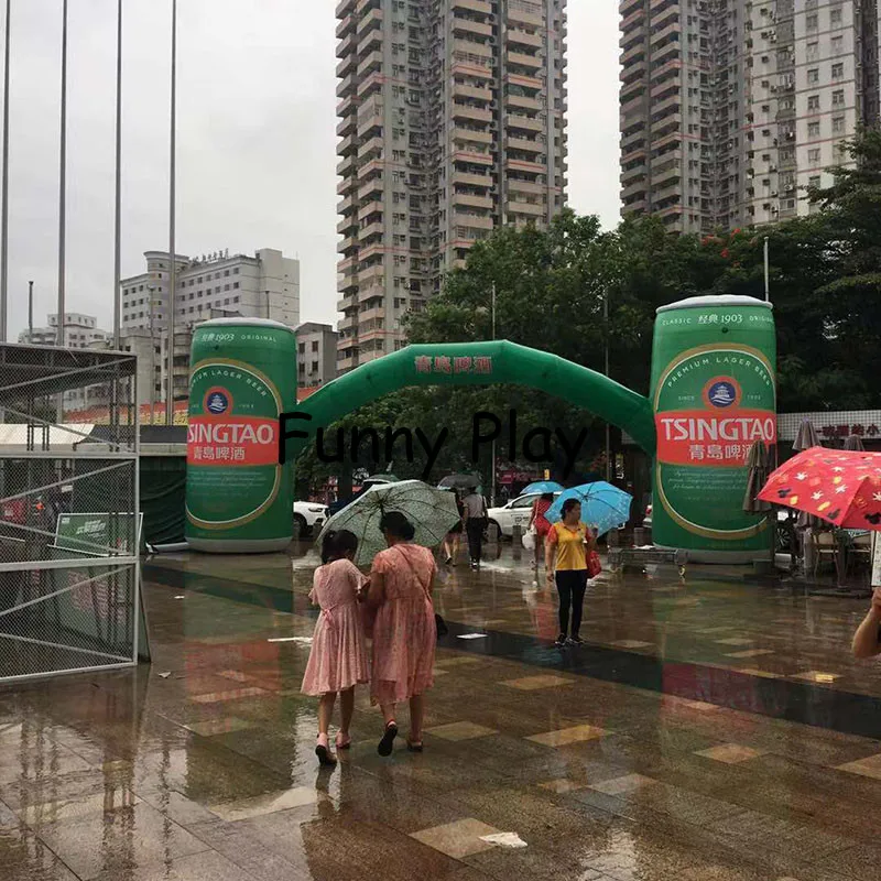 Оптовая Цифровая печать рекламная надувная пивная банка АРКА надувные арки