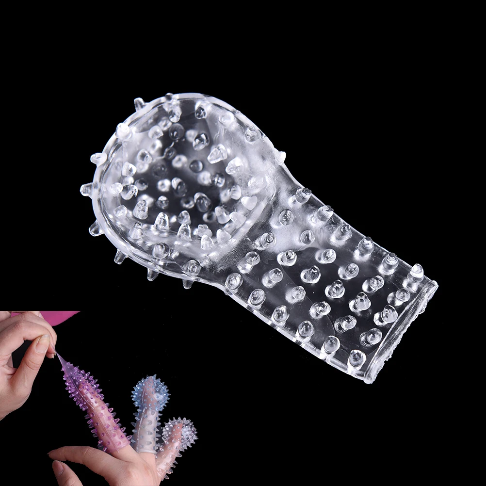 2 PCS Sex Finger Sleeve Vibrator Clitoral Stimulator Flirting Vagina Dildo Female Masturbation Toys For Adult Erotic | Красота и