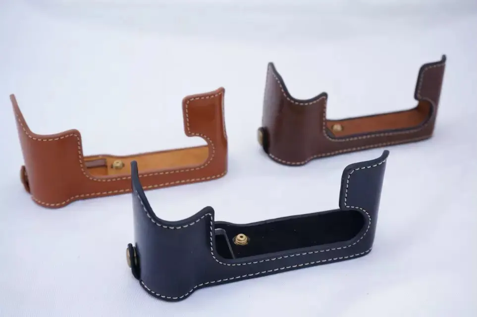 Pu Leather Case Bottom Opening Version Protective Half Body Cover BaseFor Fujifilm XA5 XT4 XS10 XT200 XT30 XT10 XT20 XT3 XT2 XT1 |
