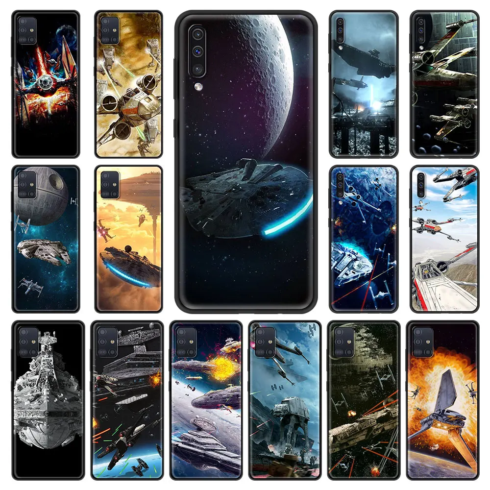 

Star Space Ship Wars Cover for Samsung Galaxy A51 A71 A21s A31 A41 M31 A11 M51 A12 M31s A01 A91 M11 A42 A32 5G Phone Case Capa